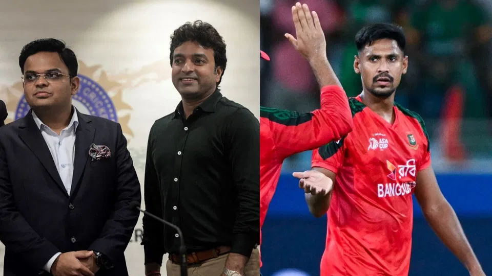 बीसीसीआई सदस्य और मुस्तफिजुर रहमान [स्रोत: एएफपी]